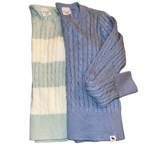 Abercrombie Kids Cable Knit Sweater Bundle | Girls Size 9/10